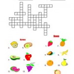 Weather Crosswords Puzzle Worksheet